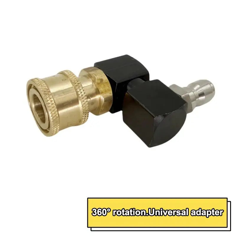 "360-Degree Spinning Pressure Washer Gun Fitting, 1/4" Quick Connection for Car Wash - Waterproof, Water-Efficient Oasis Select A5