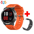 696 Watches AMOLED Screen Outdoor Sports GPS Compass Smart Watch Blue Tooth Call Heart Rate Sleep Waterproof Music Smartwatch Oasis Select BKORS A BK3M