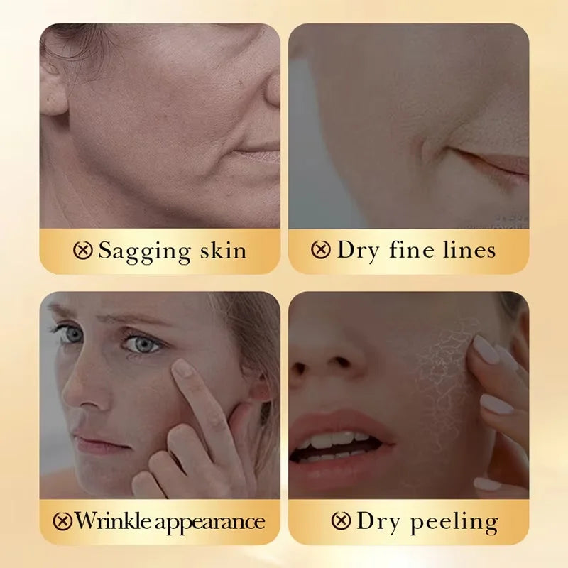 SADOER 24K Gold Collagen Face Mask – Firming & Hydrating Collagen Face Mask Oasis Select