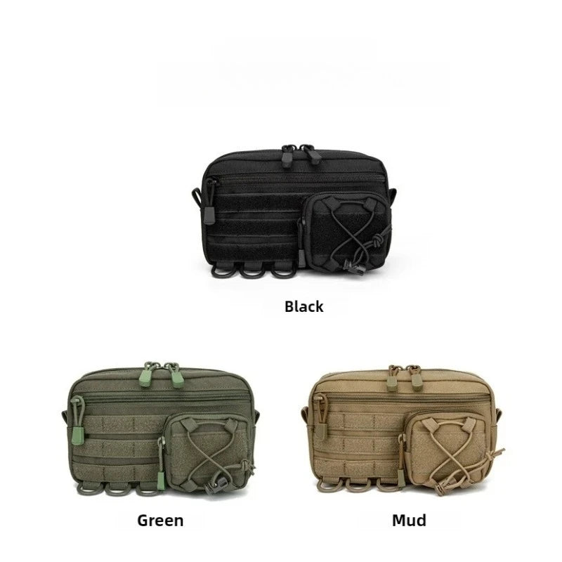 1pcs Waist Fanny Pack Men Multifunctional Hip Bag Portable Mobile Gear Pouch Outdoor Tool Bag for Climbing Camping Oasis Select