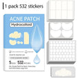 Hydrocolloid Acne Patches – Invisible Spot Treatment Acne Spot Patch Oasis Select 532pcs