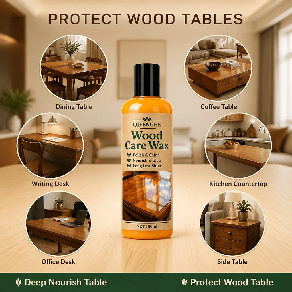 Wood Care Wax Polish – Glossy Hardwood Furniture Protection Furniture Polish Wax Oasis Select