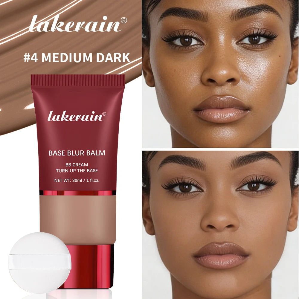 Liquid Foundation And Puff Makeup Set Lightweight Waterproof Long Lasting Matte Facial Foundation Cosmetics Woman Makeup Oasis Select