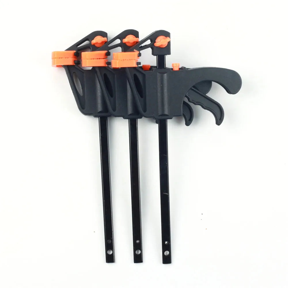 SLADE 4-Inch Mini F Clamp Set – Quick Release Woodworking Woodworking Clamp Oasis Select GZ167-3pcs