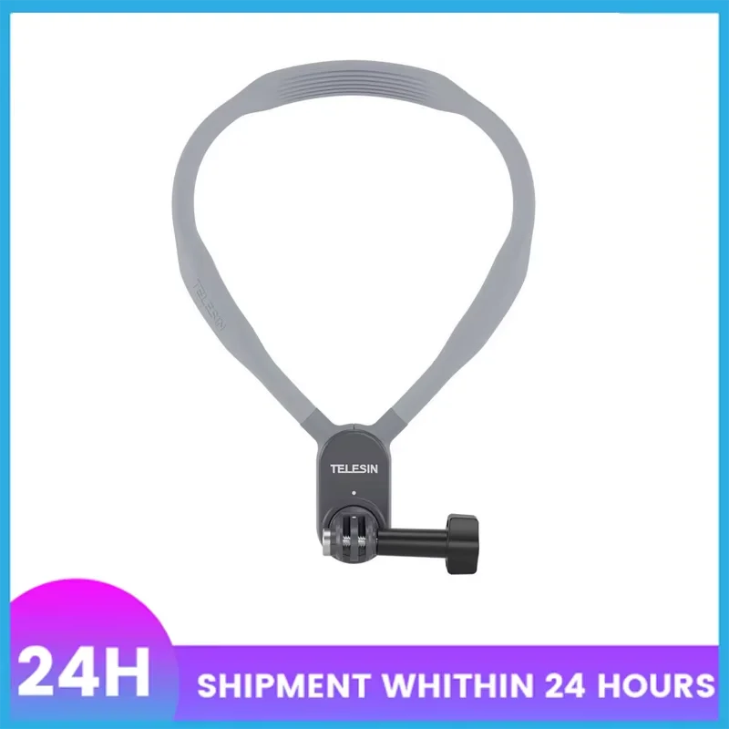 TELESIN Magnetic POV Neck Mount – GoPro, Insta360, DJI & Phone