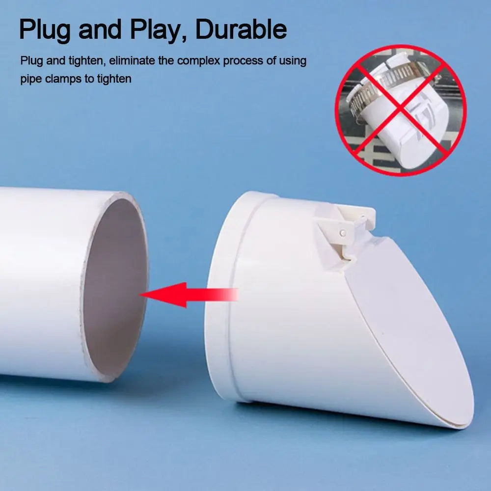 50-160mm Floor Drains Sewage Pipe PVC Drain Pipe Large Displacement Anti odor anti-rat Cover Septic Tank Outdoor Pipe Valve Oasis Select
