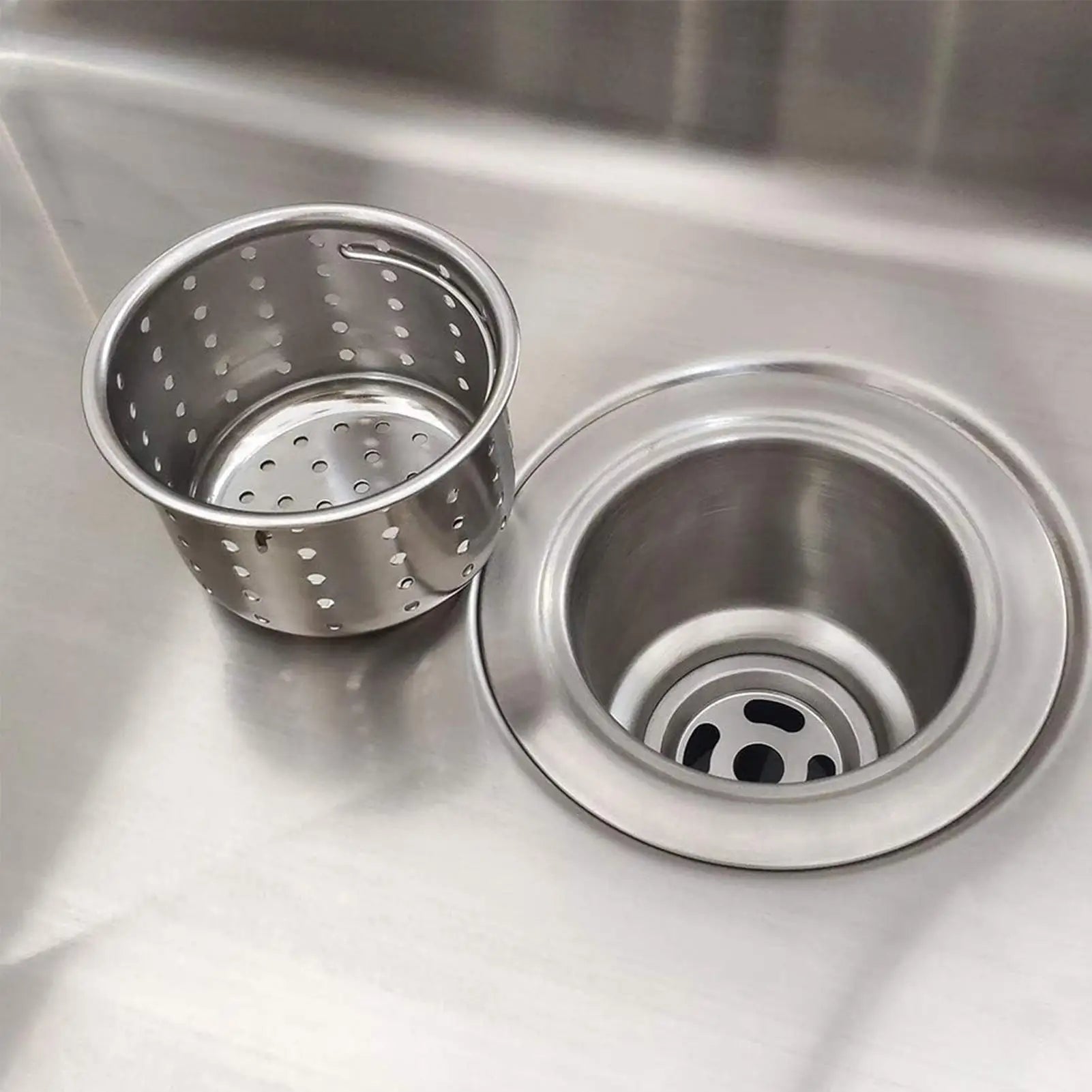 Stainless Steel Sink Drain Strainer & Hair Catcher