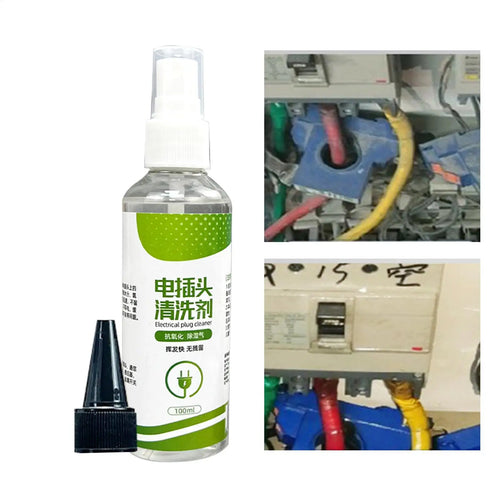 100ml Electrical Contact Cleaner Spray Fast-Drying Safety Aerosol Spray Industrial Equipment Degreaser Liquid For Car Plugs Oasis Select