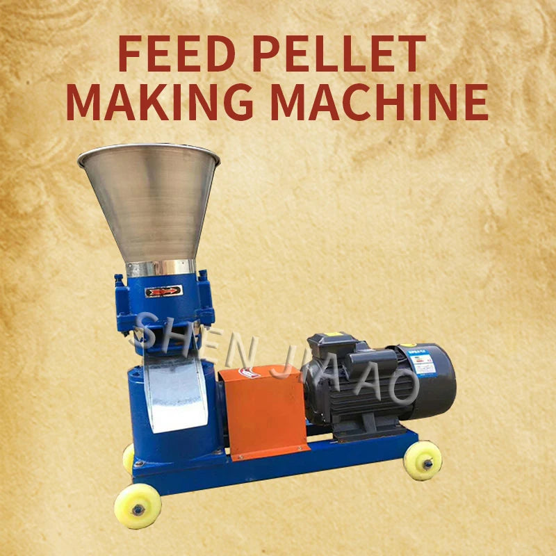 KL-125 Feed Pellet Mill Machine 4KW 60–100KG/H | 220V/380V