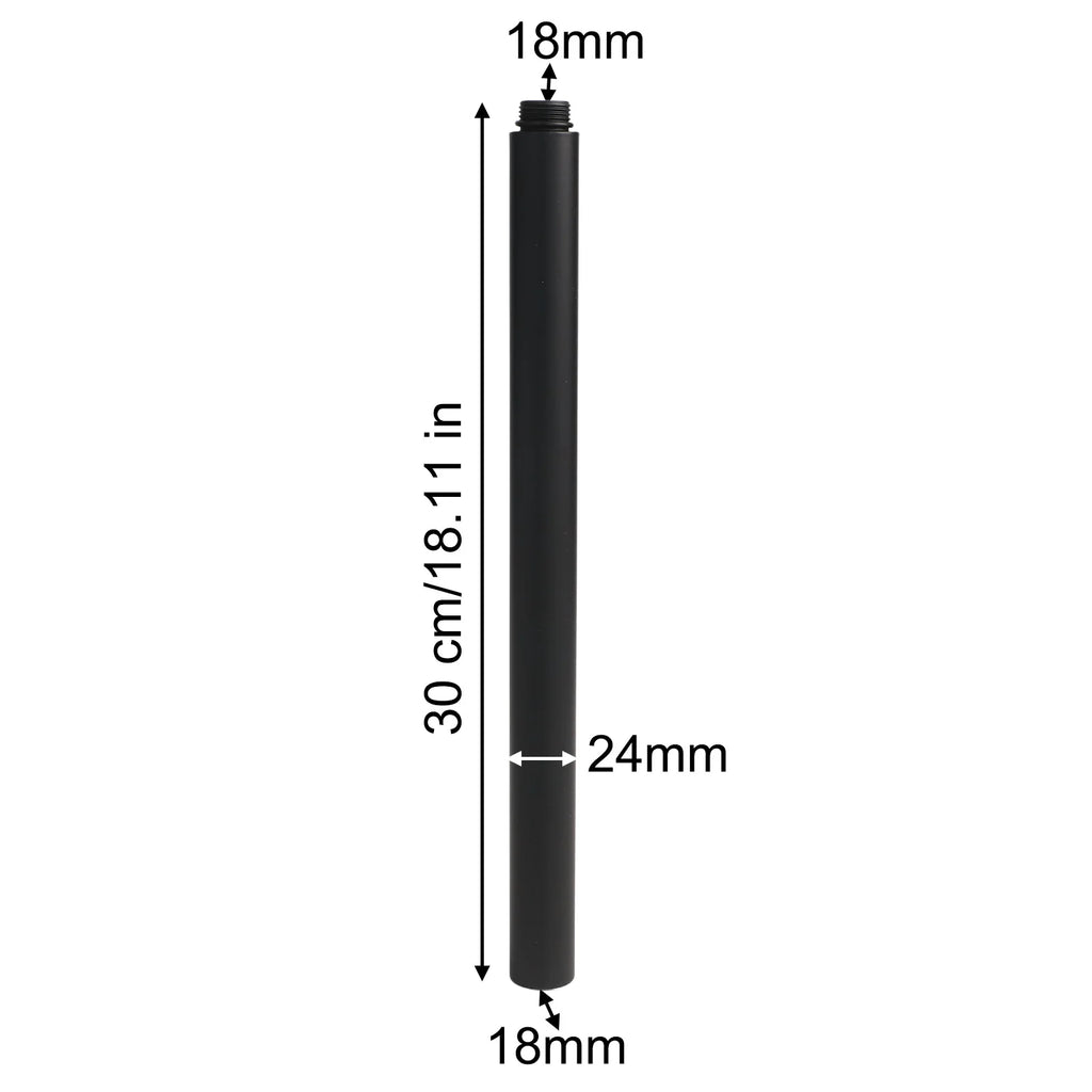 30cm Shower Extender Bathtub Shower System Round Extension Bar Shower Set Extension Tube Bathroom Accessories Oasis Select