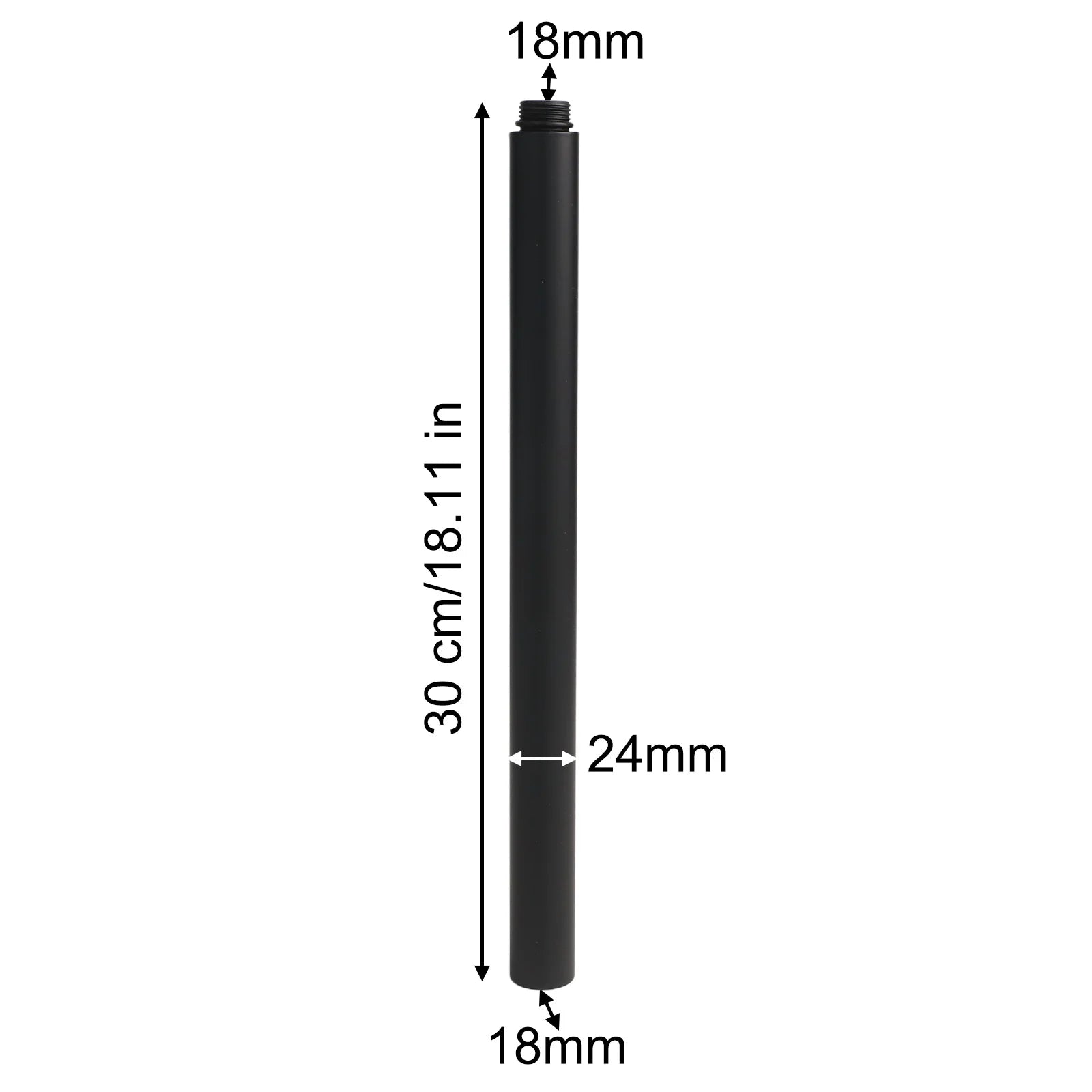 30cm Shower Extender Bathtub Shower System Round Extension Bar Shower Set Extension Tube Bathroom Accessories Oasis Select