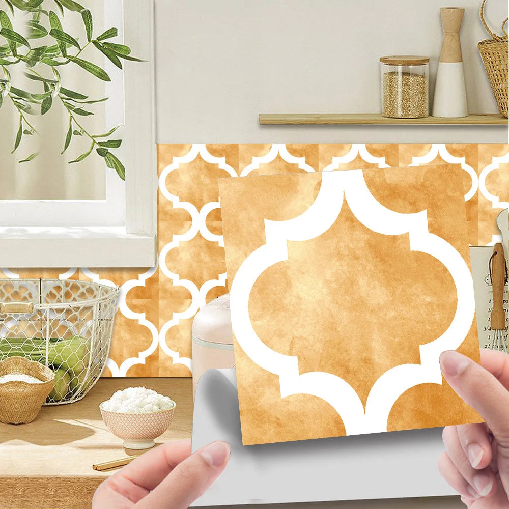 Mosaic tile paste self-adhesive DIY removable decorative pvc wall paste wall decoration Oasis Select MSC166 15cm x 15cm-10pcs