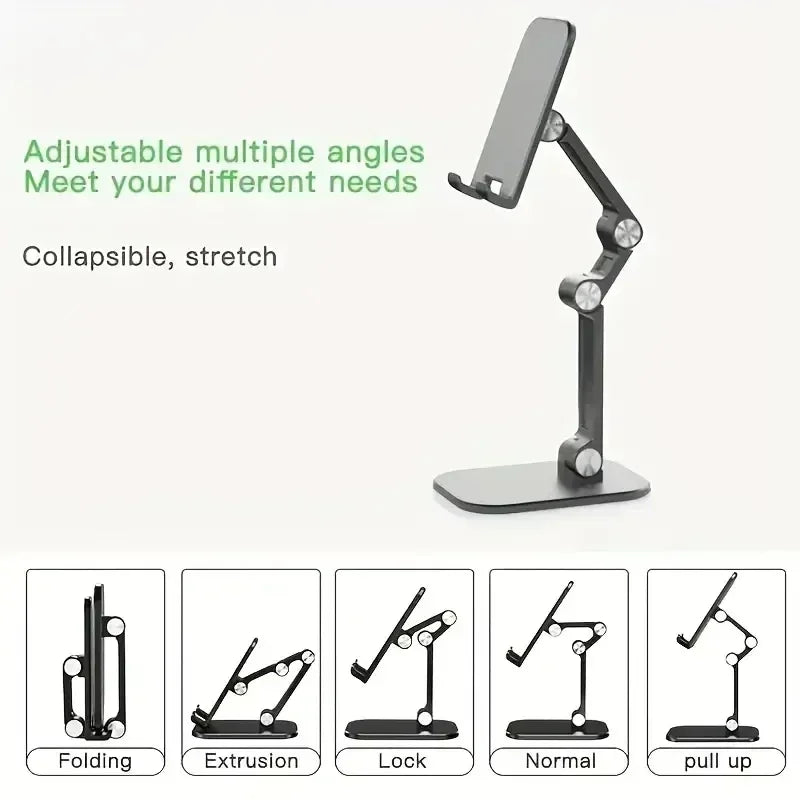 Desktop Phone Holder Stand Mobile Phone Support Adjustable Angle Height Cell Phone Stand Universal for All Smart Phones Oasis Select
