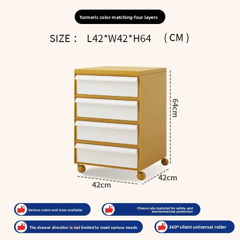 Removable Panda Cabinet Medieval Bedside Table Ins Plastic