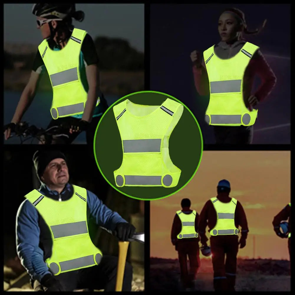 High Visibility Reflective Safety Vest – Lightweight & Adjustable Reflective Safety Vest Oasis Select