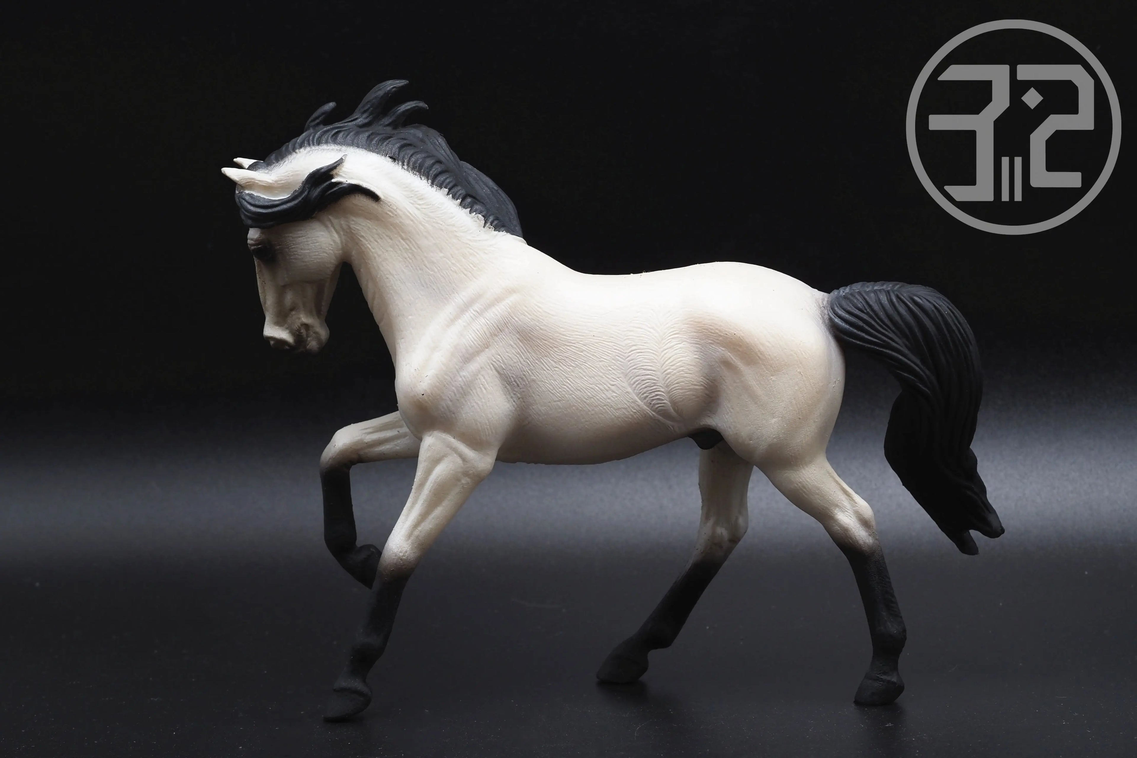 Andalusian Stallion British CollectA Simulation Animal Horse Model Decoration Home Accessories Oasis Select White Horse