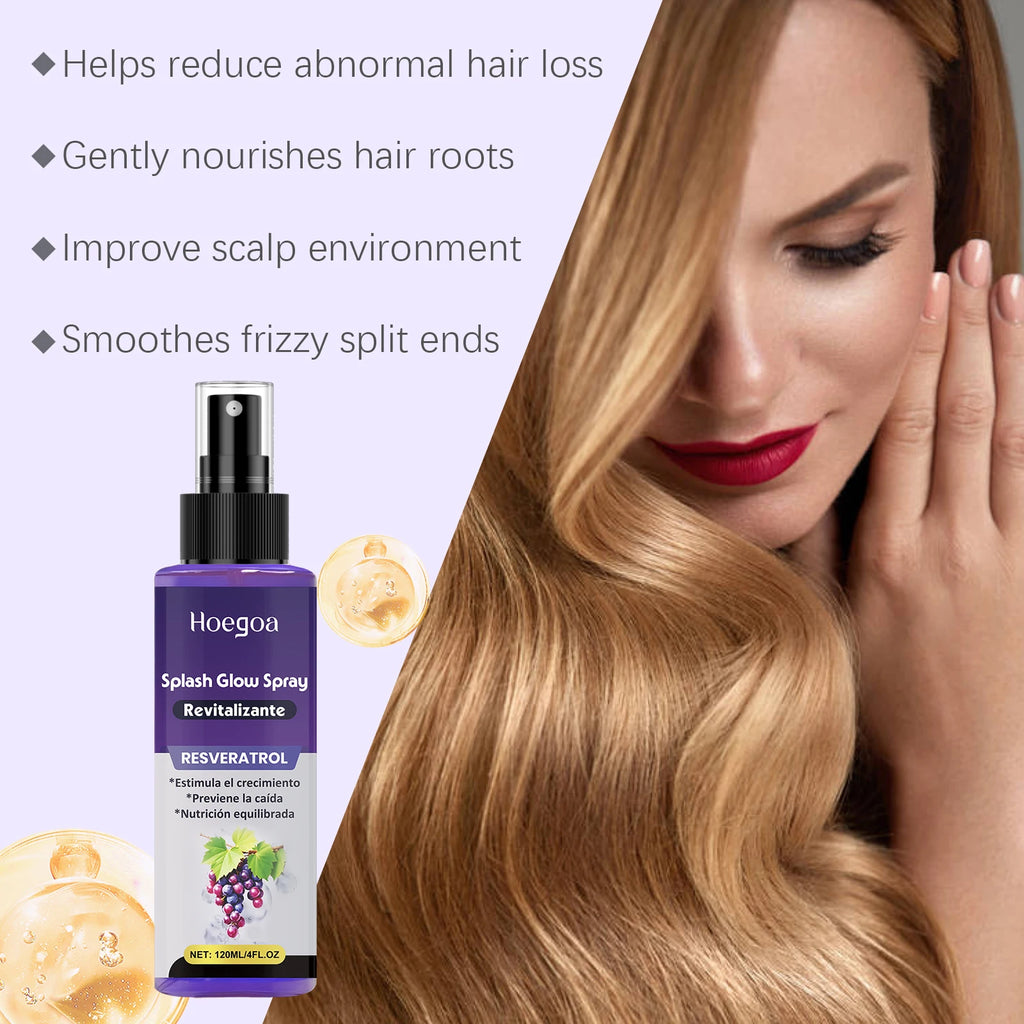 HOEGOA Resveratrol Hair Growth Spray – Thickening Serum 120ml