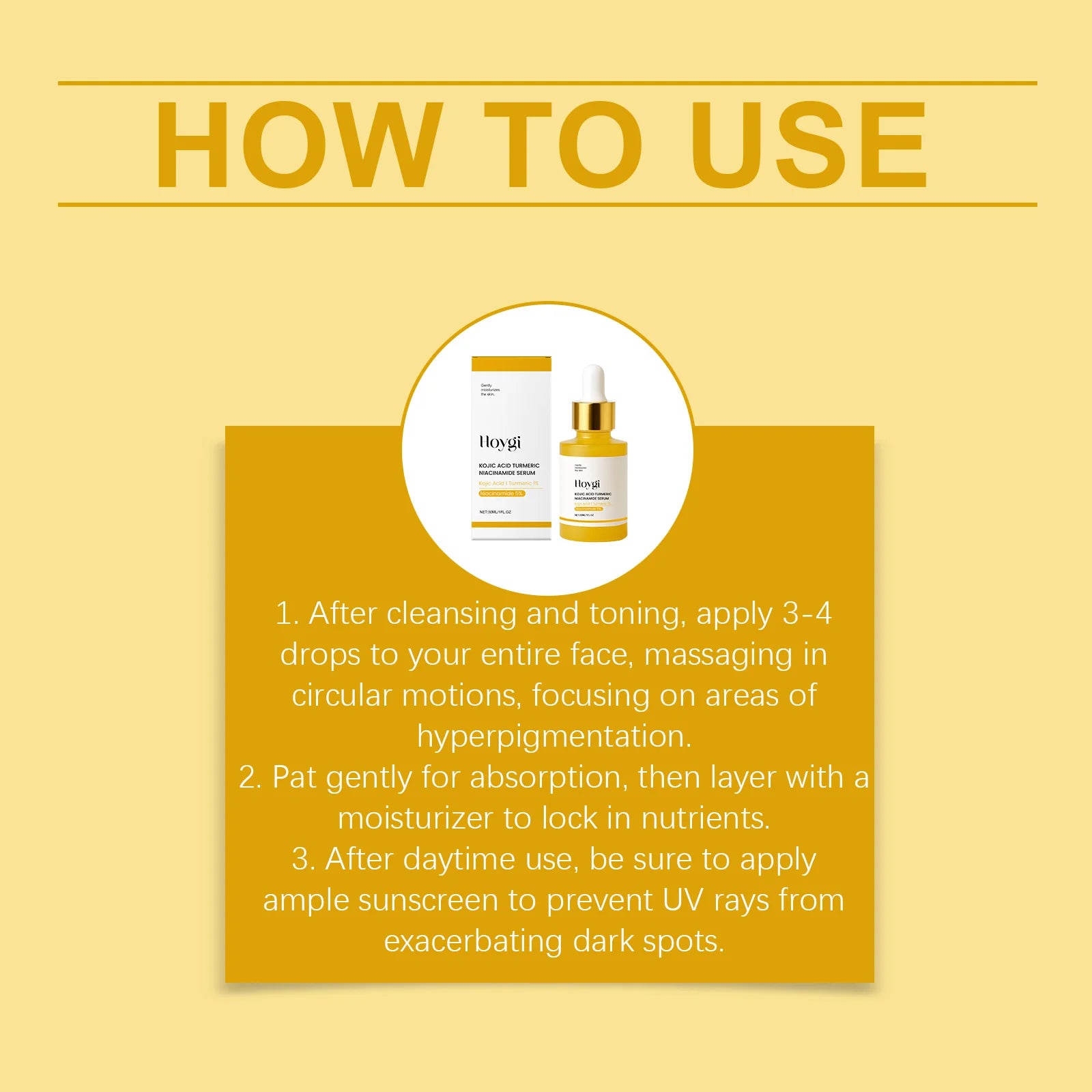Hoygi Niacinamide Face Serum – Hydrate, Firm & Smooth Skin