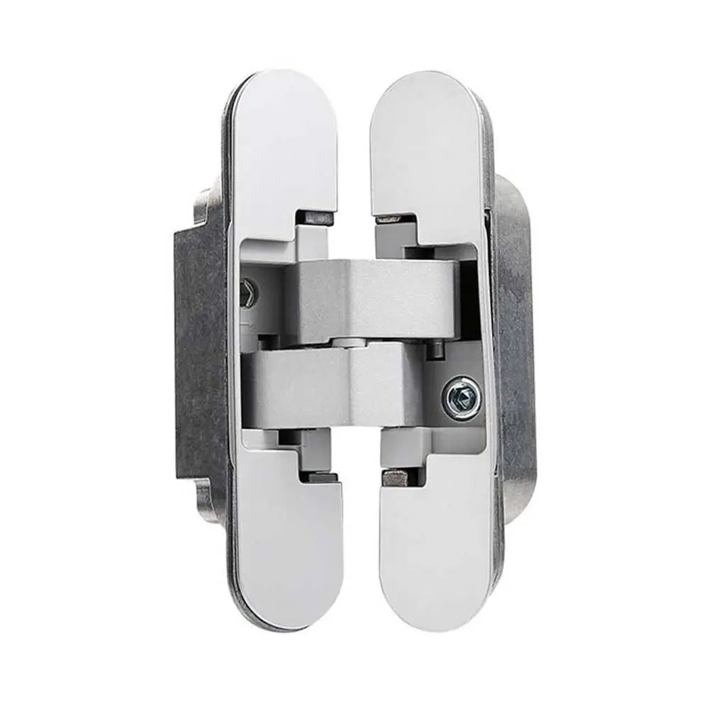 Stainless Steel Hardware Hidden Hinges invisible Loop Cross Door Hinge Furniture Supplies Window Accessories Oasis Select silver