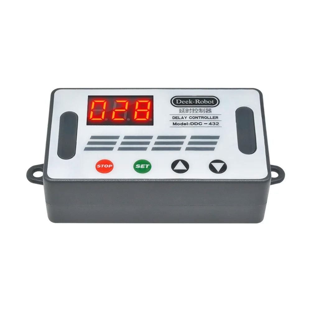 DC 5V-30V Dual MOS Time Delay Relay High Level Trigger LED Digital Display Cycle Time Timer Delay Switch Circuit 12V 24V 0-999 Oasis Select