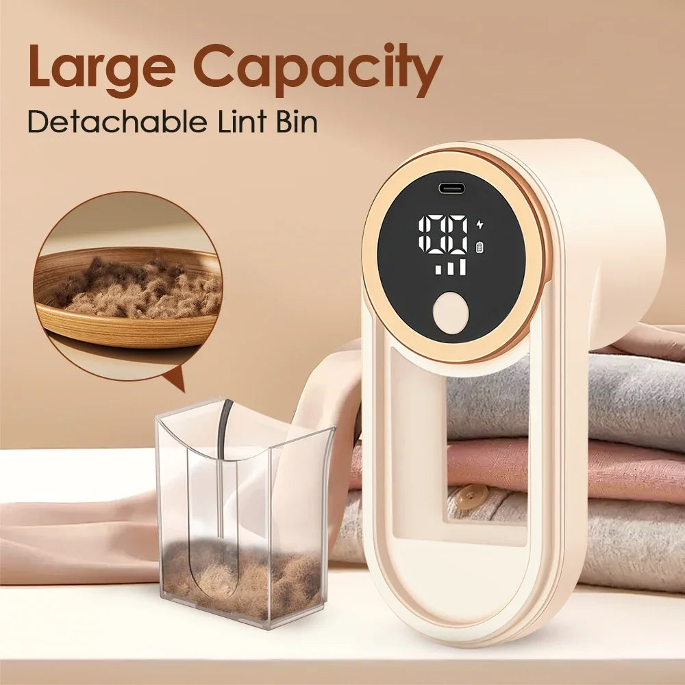 AFDEAL Electric Lint Remover – 3-Speed LED Fabric Shaver