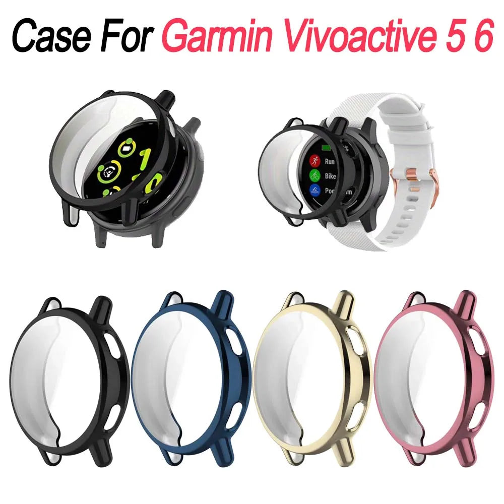 Garmin Vivoactive 5 & 6 TPU Case with Screen Protector Smartwatch Case Oasis Select