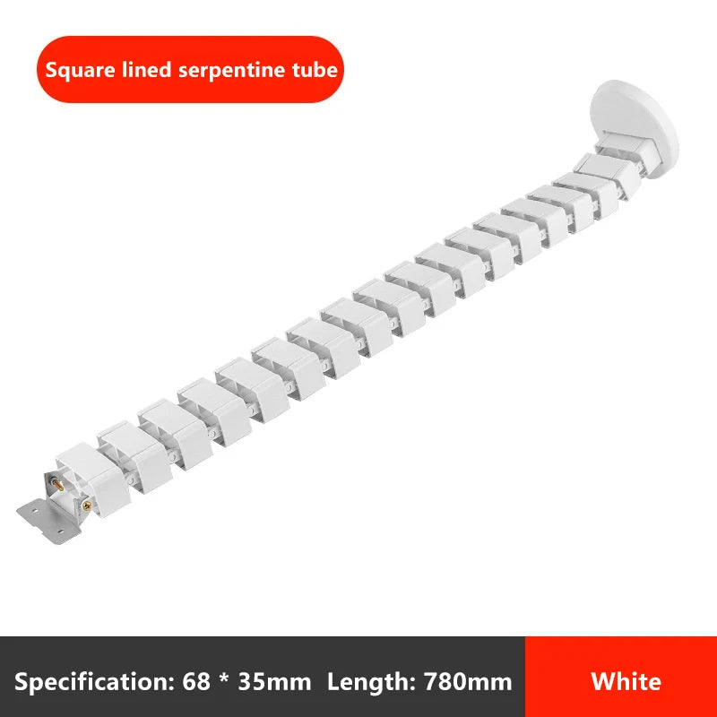 78cm Wire Spine Cable Sleeve Workstation Snake Wire Organizer Under Desk Cable Wire Management Computer Cord Protective Tube Oasis Select A4