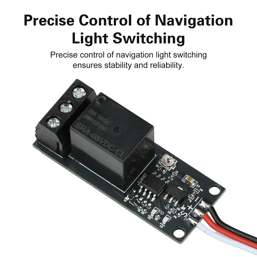 PWM Electronic Switch Relay 5-18V Model Airplane Car Model Boat Model Remote Control Aerial Light Control Can Be Set Delay Oasis Select