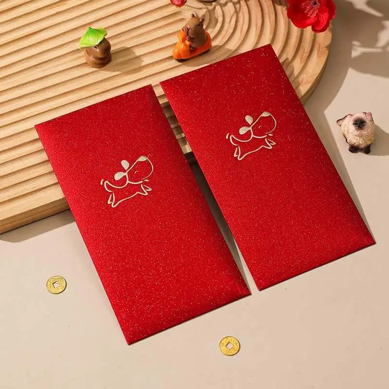 6Pcs Happy Birthday Red Envelope Hot Stamping Creative Red Pocket Red Pocket For Lucky Money Birthday Wedding Red Gift Envelopes Oasis Select A2