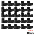 Tire Stem Valve Caps with Valve Core Remover Tool Plastic Dust Caps Universal for Cars, Bike and Bicycle, Trucks, Motorcycles Oasis Select Black-50Pcs