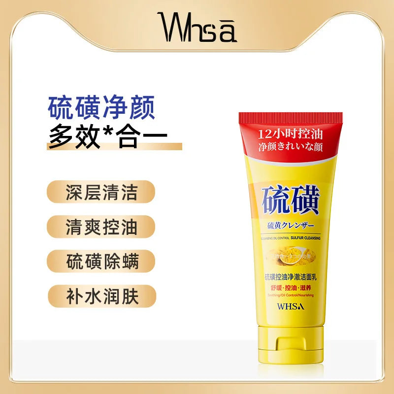 Sulfur Deep Cleansing Body Wash Oil Control Cleanser Refreshing Hydrating Moisturizing Not Tight Facial cleanser Oasis Select
