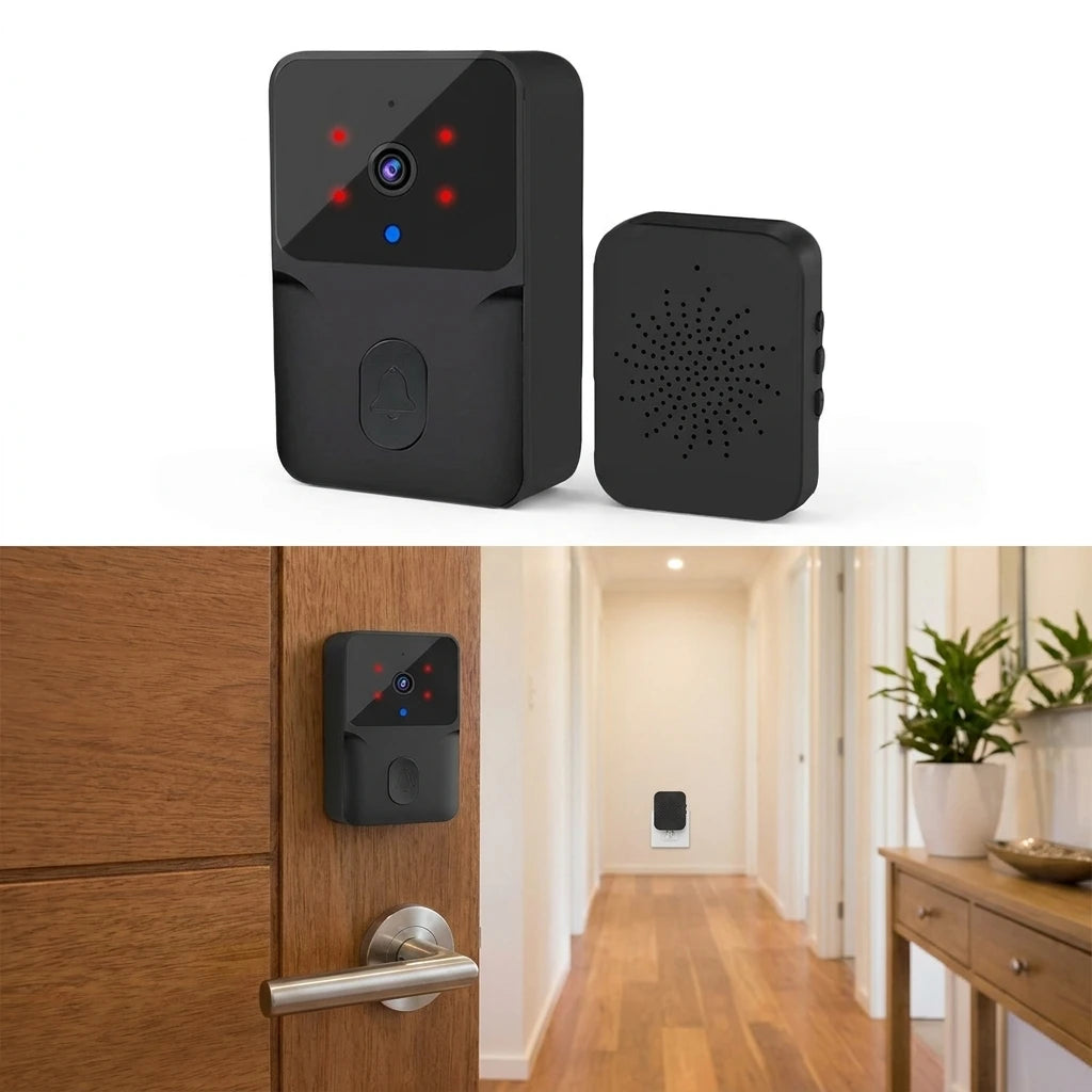 HD WiFi Video Doorbell Low Power Rechargeable Night Vision Smart Security Door Bell 1‑to‑1 Home Intercom Oasis Select