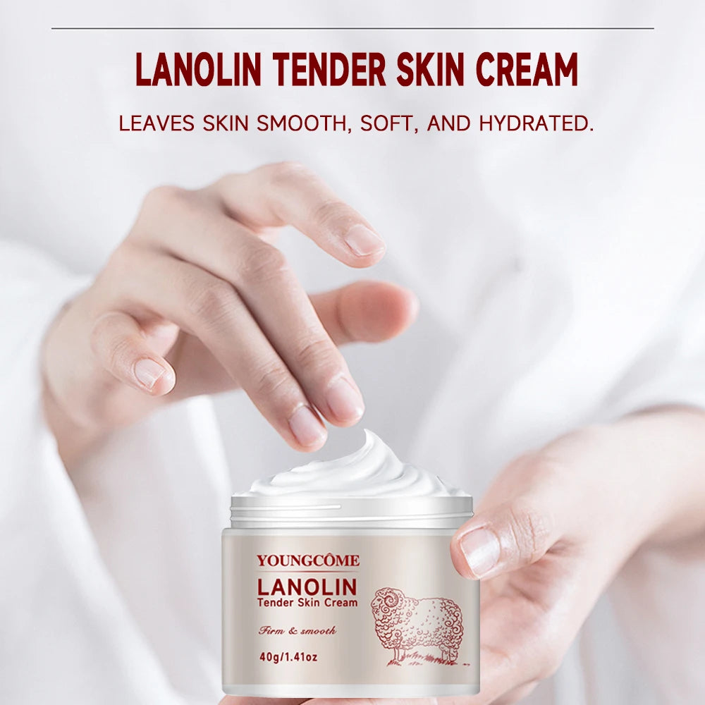 100% Pure Lanolin Cream for Dry & Itchy Skin, Cracked Lips, Breastfeeding, Baby Care, Moisture-Rich, Nursing Essentials & Petrol Oasis Select