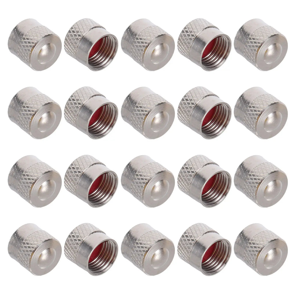 20Pcs Car Tyre Valve Caps Copper Metal Tire Valve Stem Caps 8Mm Dust Proof Universal for Cars Bicycles Motorcycles Trucks Oasis Select Default Title