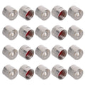 20Pcs Car Tyre Valve Caps Copper Metal Tire Valve Stem Caps 8Mm Dust Proof Universal for Cars Bicycles Motorcycles Trucks Oasis Select Default Title