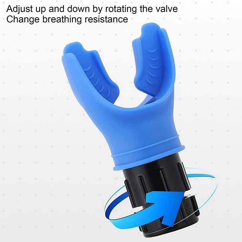 Breathing Trainer Exercise Lung Trainer Silicone Mouthpiece Exercise Training Equipment For Household Healthy Care Accessories Oasis Select