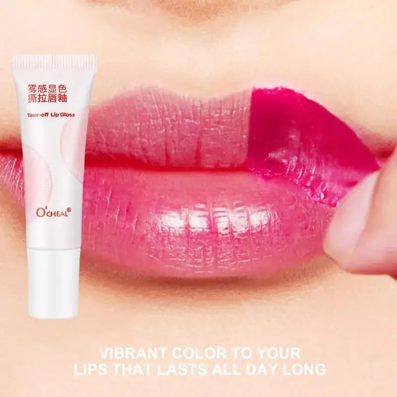 OCHEAL Peel-Off Liquid Lip Gloss – Matte Velvet, Waterproof