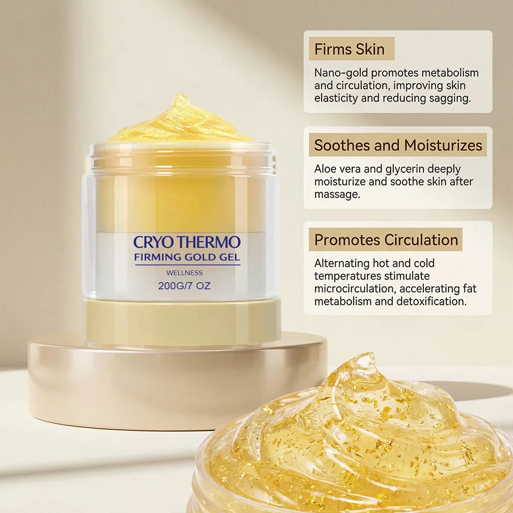 Cryo Thermo Firming Gold Gel – Body Tightening & Firming Gel Body Firming Gel Oasis Select