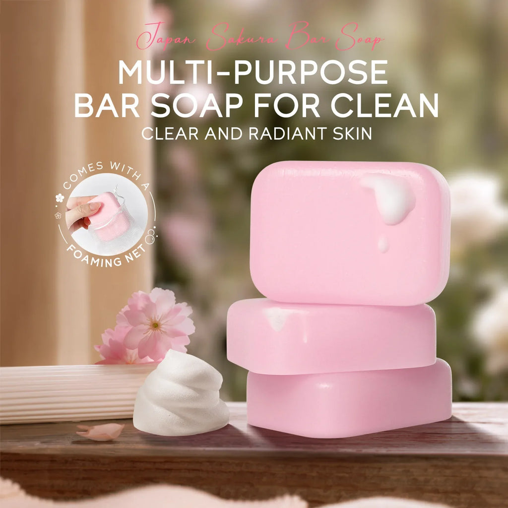 LAIKOU Sakura Whitening Soap – Acne & Dark Spot Cleanser 90g Whitening Facial Soap Oasis Select