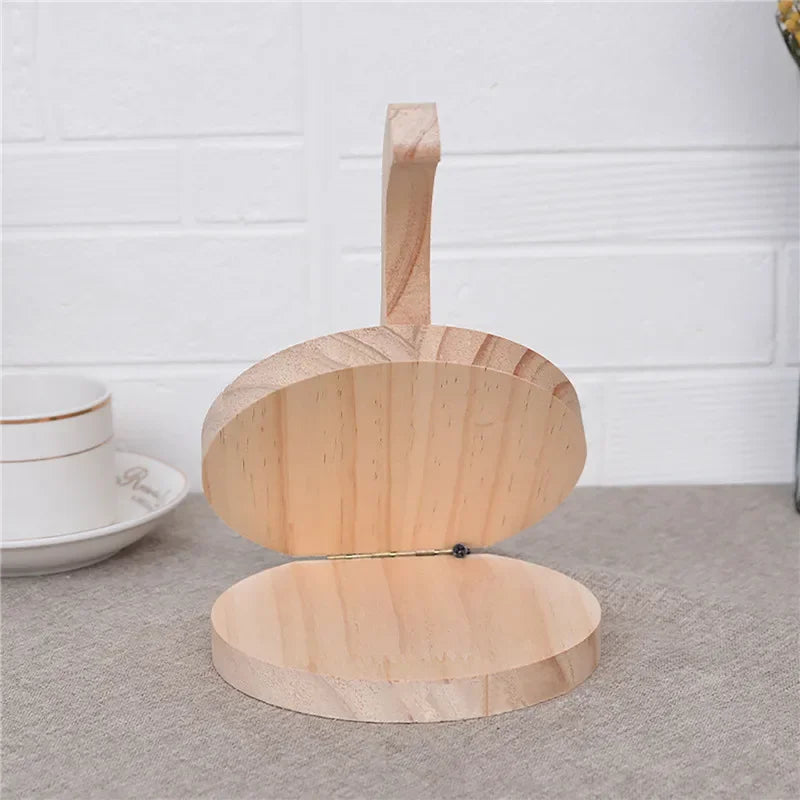 1pc,Solid Wood Dough Press Tool Quick Presser Home Dumpling Wrapper Skin Making Mold Kitchen Pastry Baking Tools Skin Press Mold Oasis Select