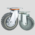 Casters Heavy Loads Rubber Swivel For Furniture Wheels Mover Noiseless Shelf Wheelbarrow Cart Hardwares Transporter Tire Trolley Oasis Select 4inch universal1pcs