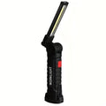 USB Flashlight Rechargeable,Torch Tool Gifts for Men, LED Work Light with Magnetic Base 5 Modes For Home Outdoor Camping Oasis Select w51
