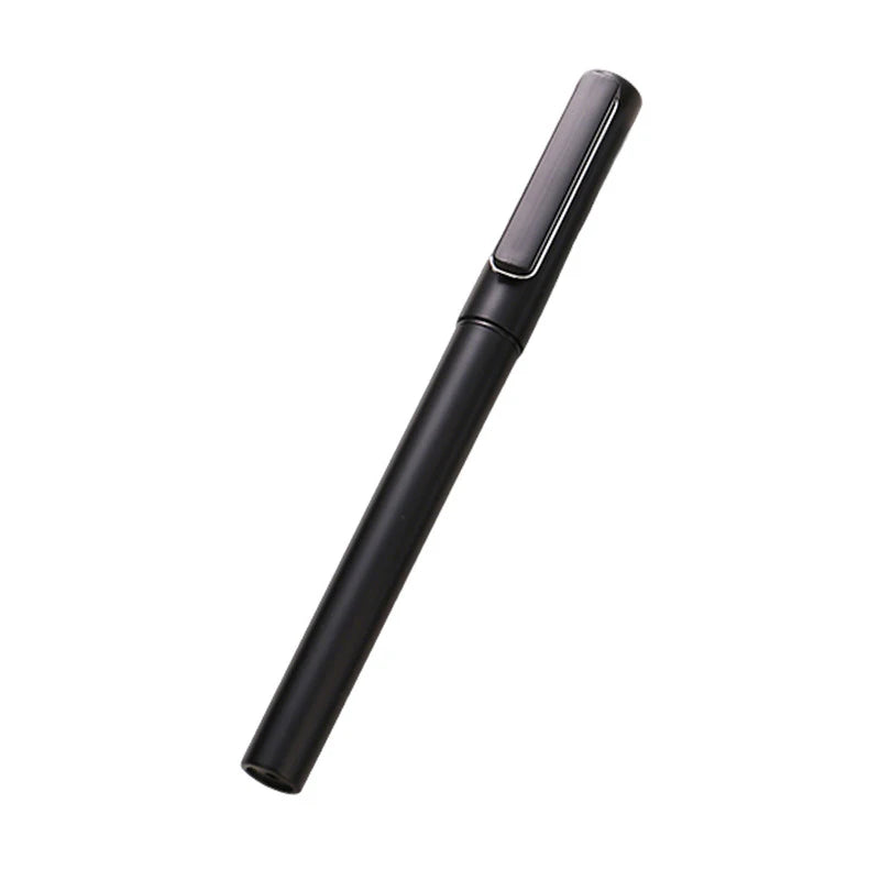 1Pc Metal Rollerball Pen Black Refill 0.5mm Nib Ballpoint Pens High Quality Business Office Student Signature Pen Gift Oasis Select A1