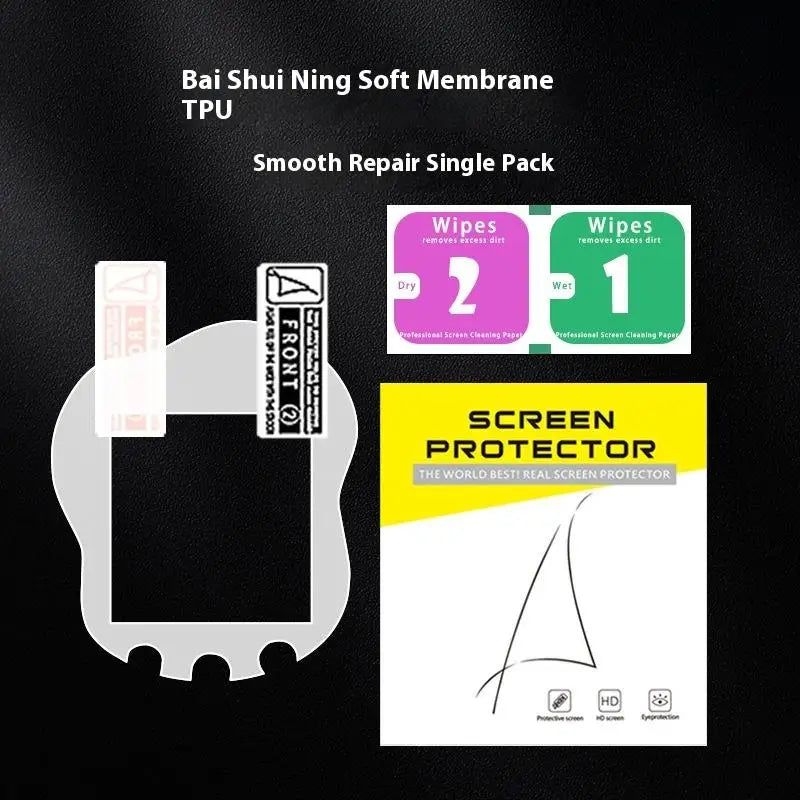1 Set Anti-Scratch PET/TPU Game Console Film Anti Fingerprint HD Screen Guard Protector For Tamagotchi Uni Band Pet Accessories Oasis Select A8