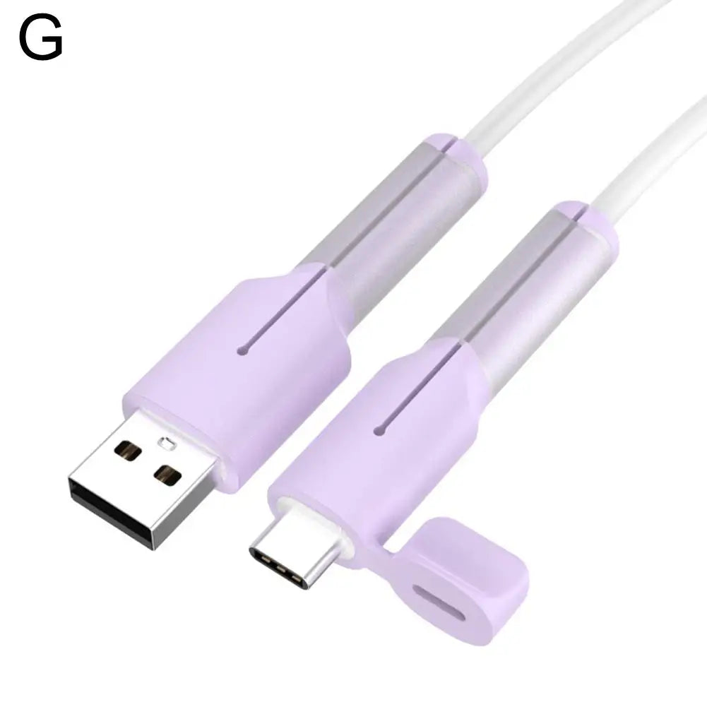 Silicone USB Cable Protector & Wire Winder – Micro/USB-C