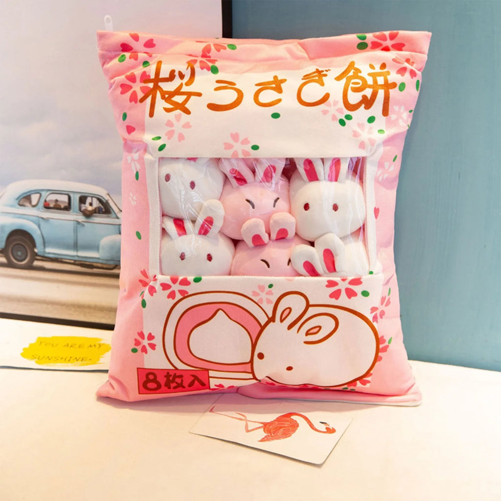 Cartoon A Bag Of Snacks Doll Throw Pillow Internet Celebrity Ins Snack Bag Plush Toy Creative Office Pillow Lovely Holiday Gifts Oasis Select H One Size