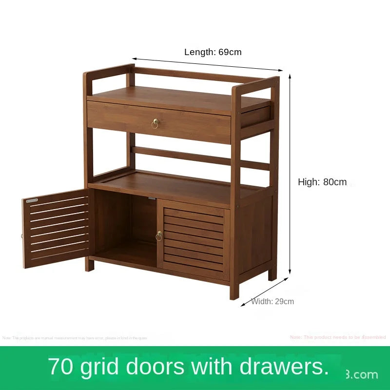 Tea cabinet, tea cabinet, sideboard, solid wood movable living room tea set cabinet, storage cabinet, shelving cabinet, storage Oasis Select 70 B