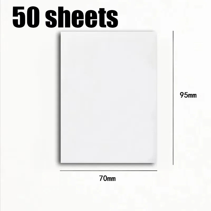 50/250Sheets Transparent Sticky Notes Scrapes Stickers Note Pads Posted It Paper Clear Notepad School Stationery Office Supplies Oasis Select 50sheets Large