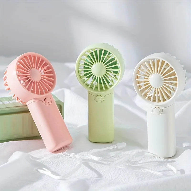 Mini Portable Fan, Lightweight Handheld Fan - Ideal for Office, Outdoor, Traveling (Requires AAA batteries, not included) Oasis Select
