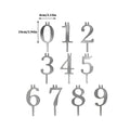 Number Candles 0–9 Birthday Cake Topper | Color Changing Set